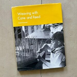 1968 Weaving with Cane and Reed DIY Baskets Basketry Wicker Woven Groovy